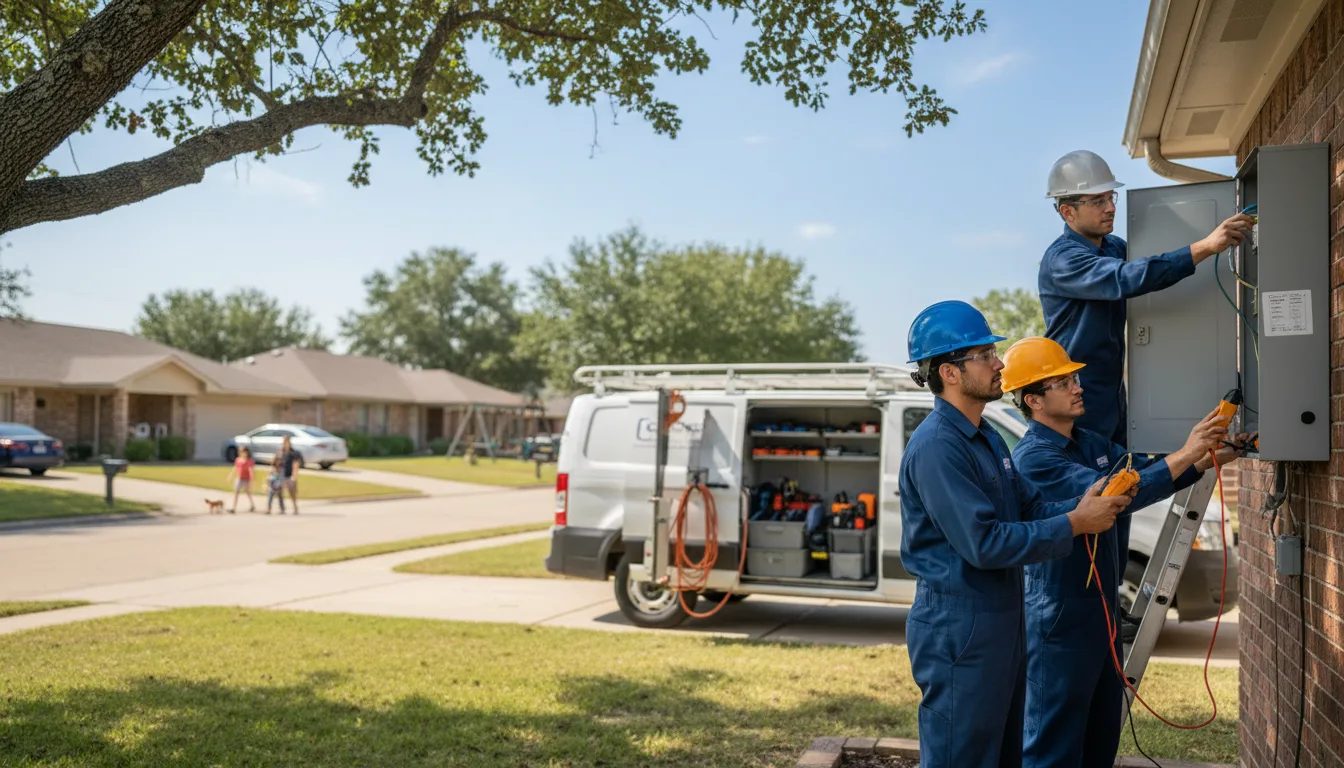 Certified electrician providing emergency electrical services in Mekinock, ND